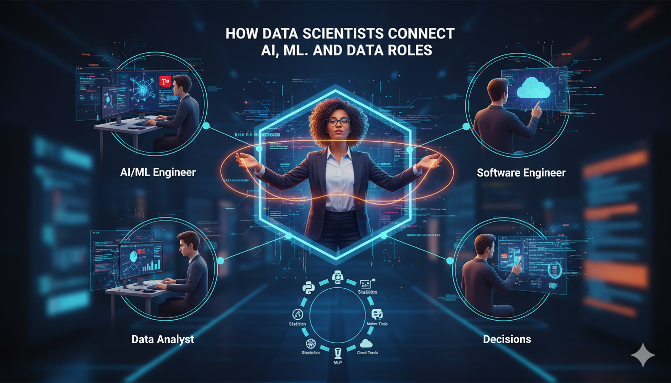 Machine Learning Data Associate How Data Scientists Connect AI, ML, and Data Roles